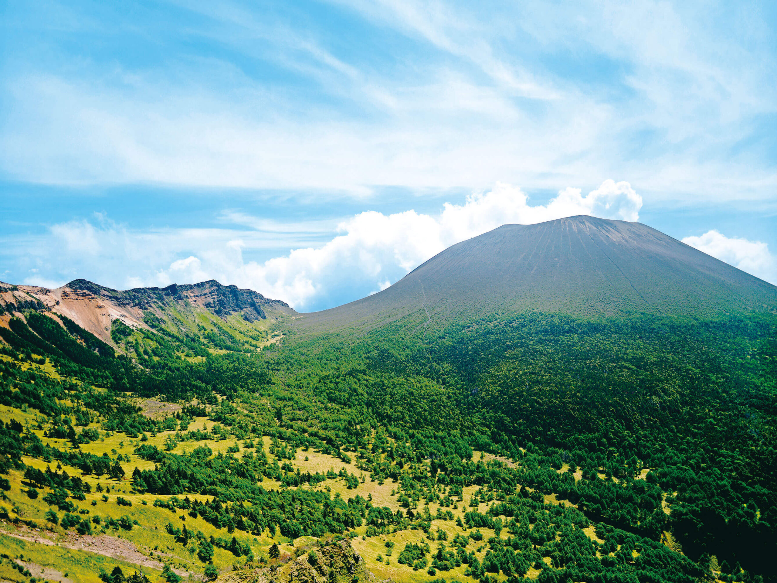 浅間山と佐久平を一望できる絶景 黒斑山